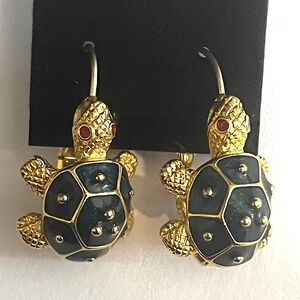 Kenneth Jay Lane Turtle Earrings